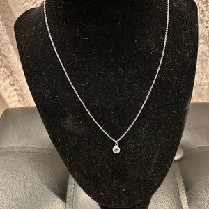 LOFT Silver Necklace with Simple Pendant